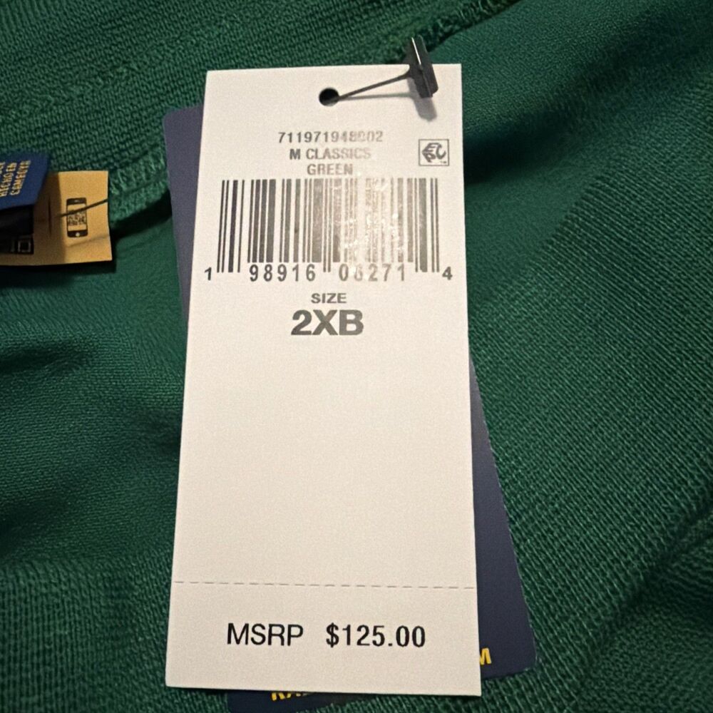 2XB POLO RALPH LAUREN Men's Green/red/white Shorts - Picture 8 of 11